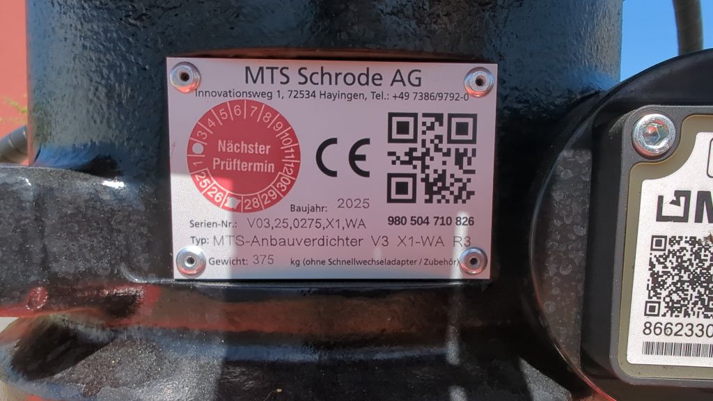 MTS-Anbauverdichter V3 X1-WA R3 - Bild 5