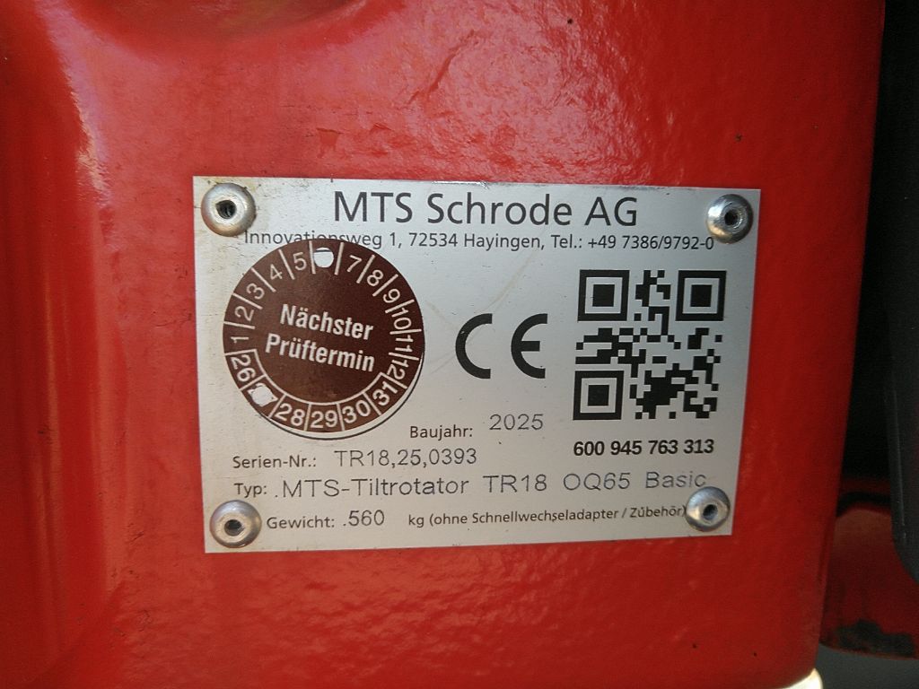 MTS-Tiltrotator TR18 OQ65 Basic - Bild 5