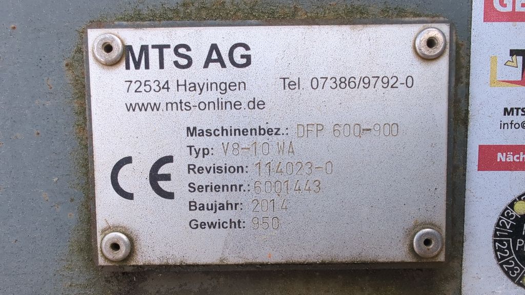 MTS-Doppelfußplatte für V8/V10 DN 600-900 - Bild 5