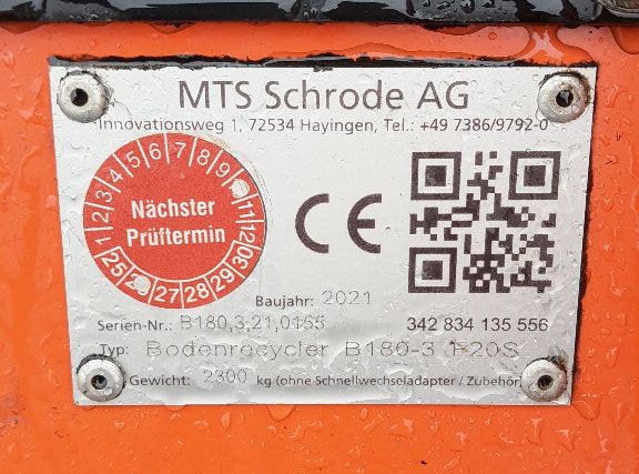 MTS-Bodenrecycler B180-3 F20S - Bild 5