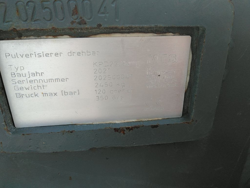 Pulverisierer Korte KPD22.30 drehbar - Bild 5