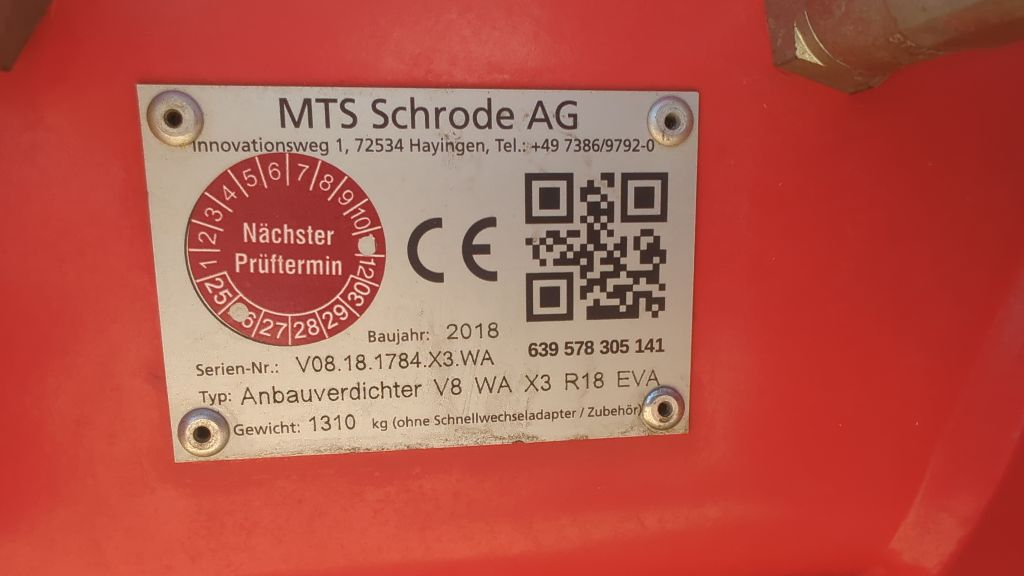 MTS Anbauverdichter V8WA X3 R18 EVA - Bild 5