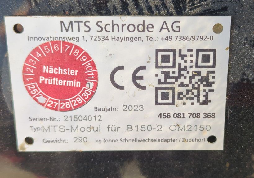 MTS-Bodenrecycler B150-2 Rahmen mit Modul Mischer - Bild 5