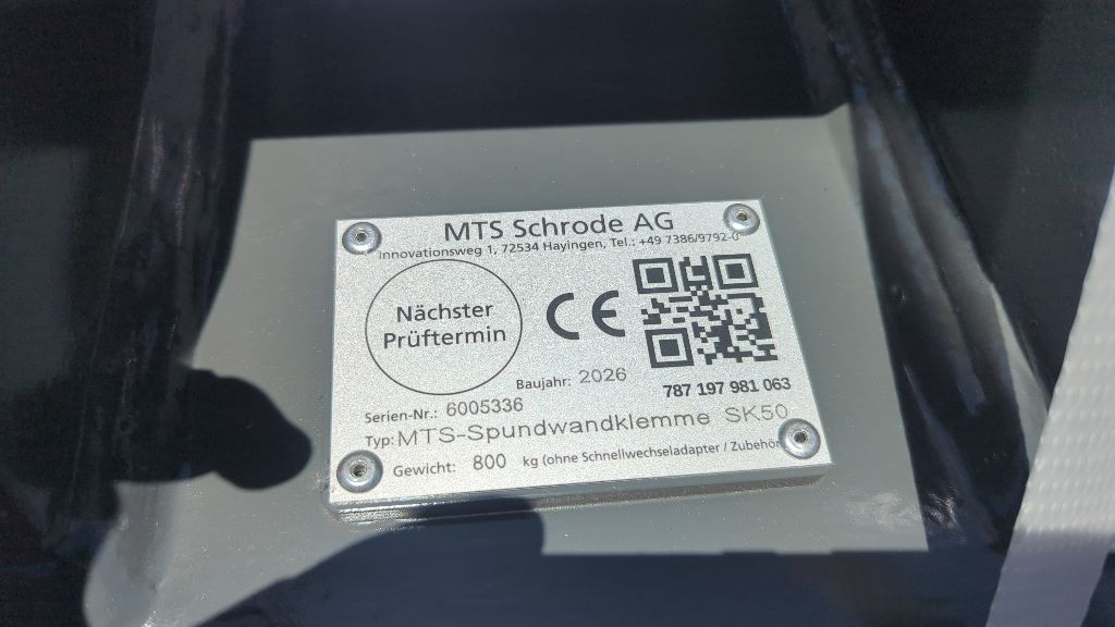 MTS-Spundwandklemme SK50 für V8WA/DUO + V10WA/DUO - Bild 6