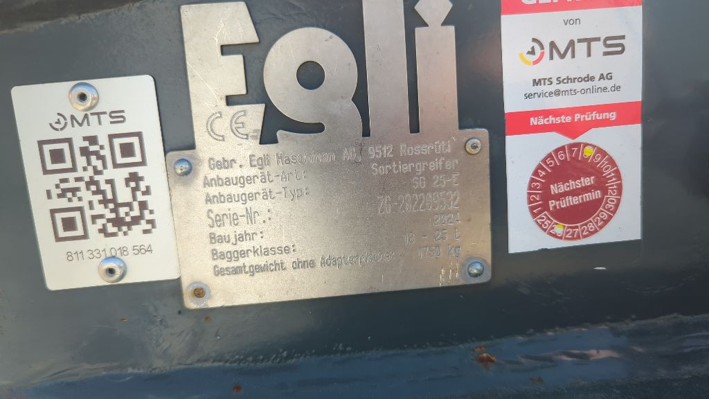 Abbruch- und Sortiergreifer Egli SG25-E - Bild 5