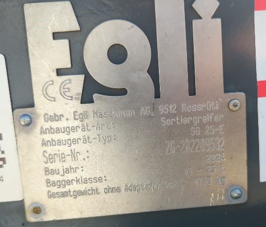Abbruch- und Sortiergreifer Egli SG25-E - Bild 5